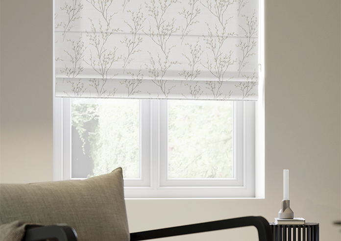 Laura Ashley Pussy Willow, Dove Grey - Roman Blind - Image 5